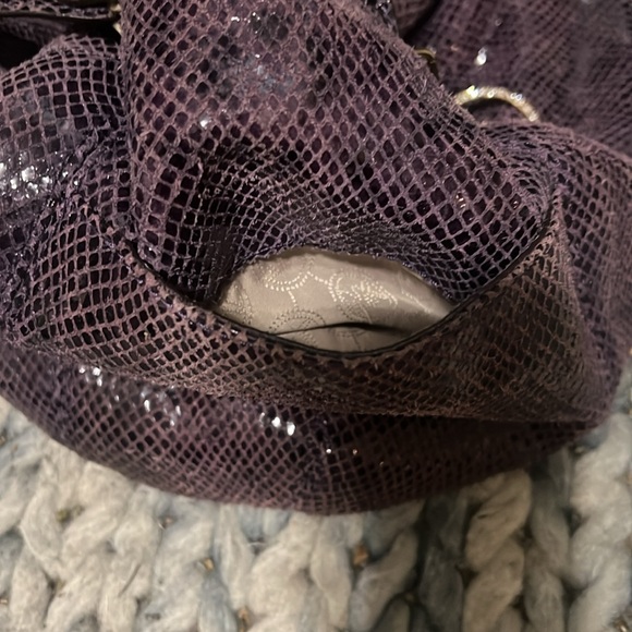 EUC Michael Kors Slouchy Python Shoulder Bag - Picture 2 of 6